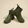 thumbnail image 4 of Botas Zapatos Lluvia Al Tobillo Aire Libre Goma Impermeables para Mujer, 4 of 9