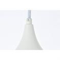 thumbnail image 4 of Living District LDPG2003WH Nora 1 Light Plug-In Pendant, White, 4 of 4