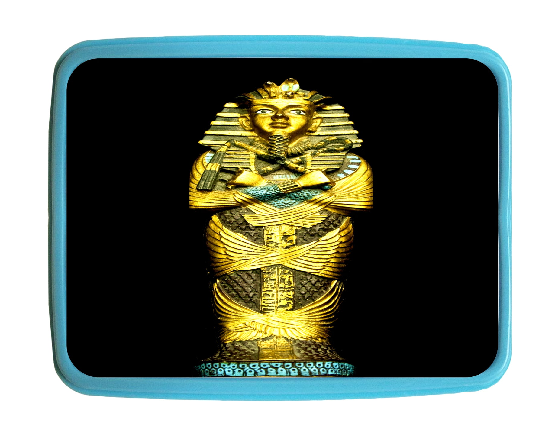 Egyptian Mummy Sarcophogus Kids Bento Lunch Box with 3 Compartment Food