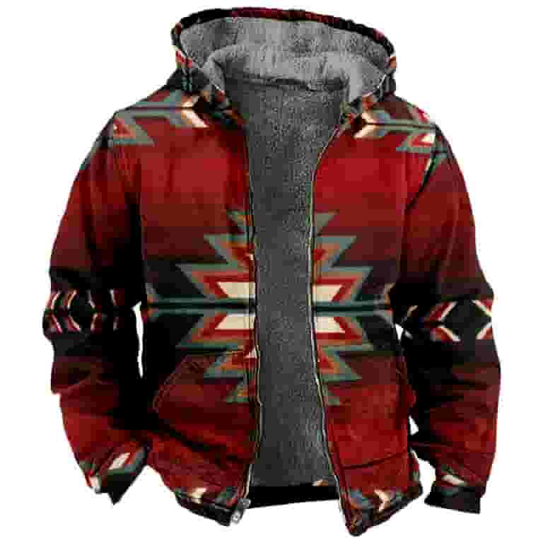 信頼への信頼 Saving!Father Summer Day Jacket Aztec Sherpa Deals!Mens Sale Clothing