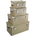 thumbnail image 1 of Crossover Aluminum Overland Storage, Trunk, Metal Cargo Case, Storage Box (4PC Combo, Tan) 30L, 50L, 95, 147L, 1 of 7
