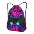 thumbnail image 3 of XMXT Waterproof Gym Bag, Game Flame Handle Print Drawstring Backpack for Men, m Multicolor, 3 of 8
