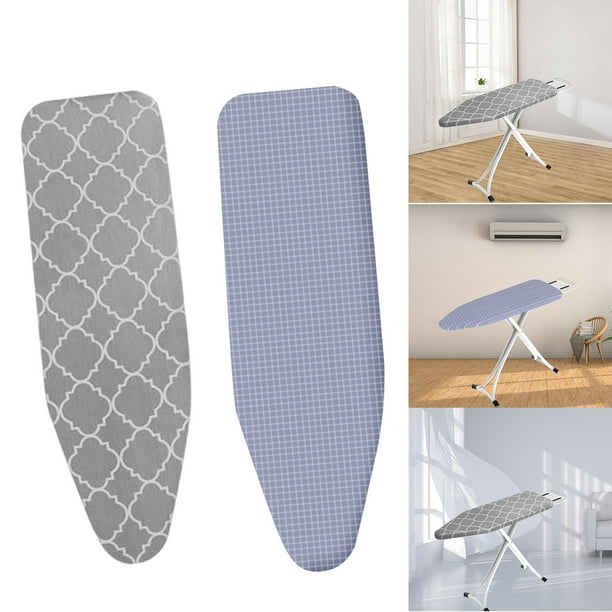 Protector Elástico para Mesa de Planchar, 2 Piezas, Resistente Al Calor, 120cm X 41cm , EstiloG BLESIY Funda para tabla de planchar