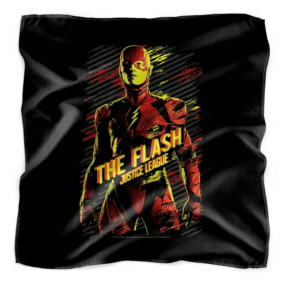 Justice League Movie The Flash Bandana (21 in x 21 in)