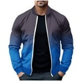 thumbnail image 2 of LOVZFMLL Jackets for Men Pullover Sweater Stand Collar Elastic Solid Color Half Sweater For Men Stand-up Collar Sweater, 2 of 5