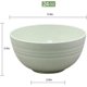 thumbnail image 3 of Cuencos de cereales irrompibles – Juego de 4 cuencos ligeros de fibra de paja de trigo – Apto para lavavajillas y microondas – para arroz, cuencos de sopa (24 oz), 3 of 5