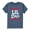 HEATHER BLUE, variant on Instant Message - Baseball Lil Bro - Youth Boys Short Sleeve Graphic T-Shirt