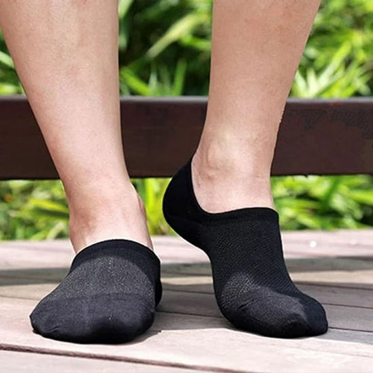 NUZYZ 6 Pairs Men Women Bamboo Fiber Loafer Boat Socks Liner Low Cut No  Show Socks 