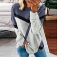 thumbnail image 2 of YABCSAZ Oversized Pullover for Women Long Sleeves Fleece Sweatshirts Tops Round Neck Graphic Tee Shirts Casual Loose fit Winter Warm Basic Pullover Shirts Fall Outfits 2024 Clothes, 2 of 5
