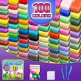 thumbnail image 2 of Arcilla de modelar YOPINSAND para niños, 100 colores, para secar al aire, 2 of 4