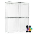 thumbnail image 7 of Sorbus 4 Pack Airtight Dry Food Storage Containers with Lids, Labels and Marker - Store Baking Supplies, Sugar, Flour, Rice and More - BPA Free Pantry Organization for Kitchen (Holds 5 Liters), 7 of 7