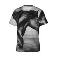 thumbnail image 3 of Rocae Running Horse for Men's Moisture-Wicking Crew Tee - T-Shirt for Sports, Outdoor Activities, and Casual WearSmall, 3 of 9