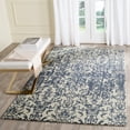 thumbnail image 2 of SAFAVIEH Restoration Vintage Alannah Floral Wool Area Rug, Grey/Turquoise, 6' x 6' Square, 2 of 5