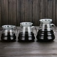 thumbnail image 2 of Coffee Carafe Coffee Clear Glass Kettle Sharing Pot with Lids Pour Over Coffee Espresso Maker Accessories-Option 600ml, 2 of 3