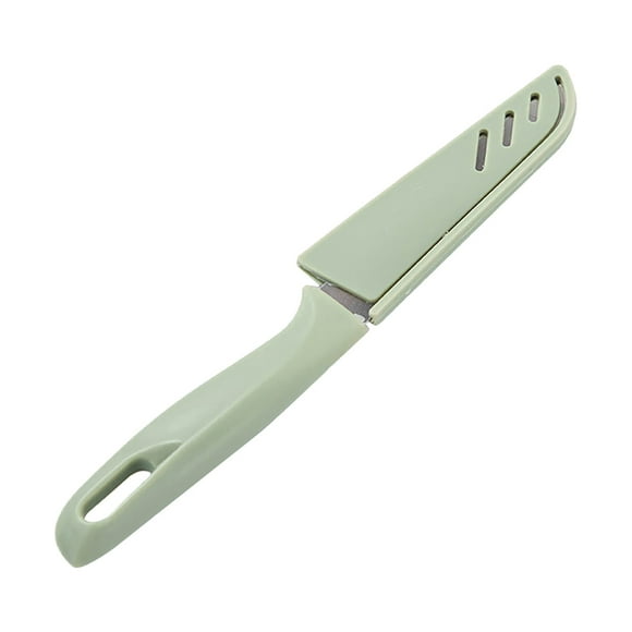 Kitchen Paring Knives With Cover For Fruit Peeling,Sharp Fruit & Vegetable Knives,Pp Plastic Ergonomic Handle,Dishwasher Safe,Small Kitchen Peeling Knives,Fruit Knife,Stainless Steel Blade,1PC
