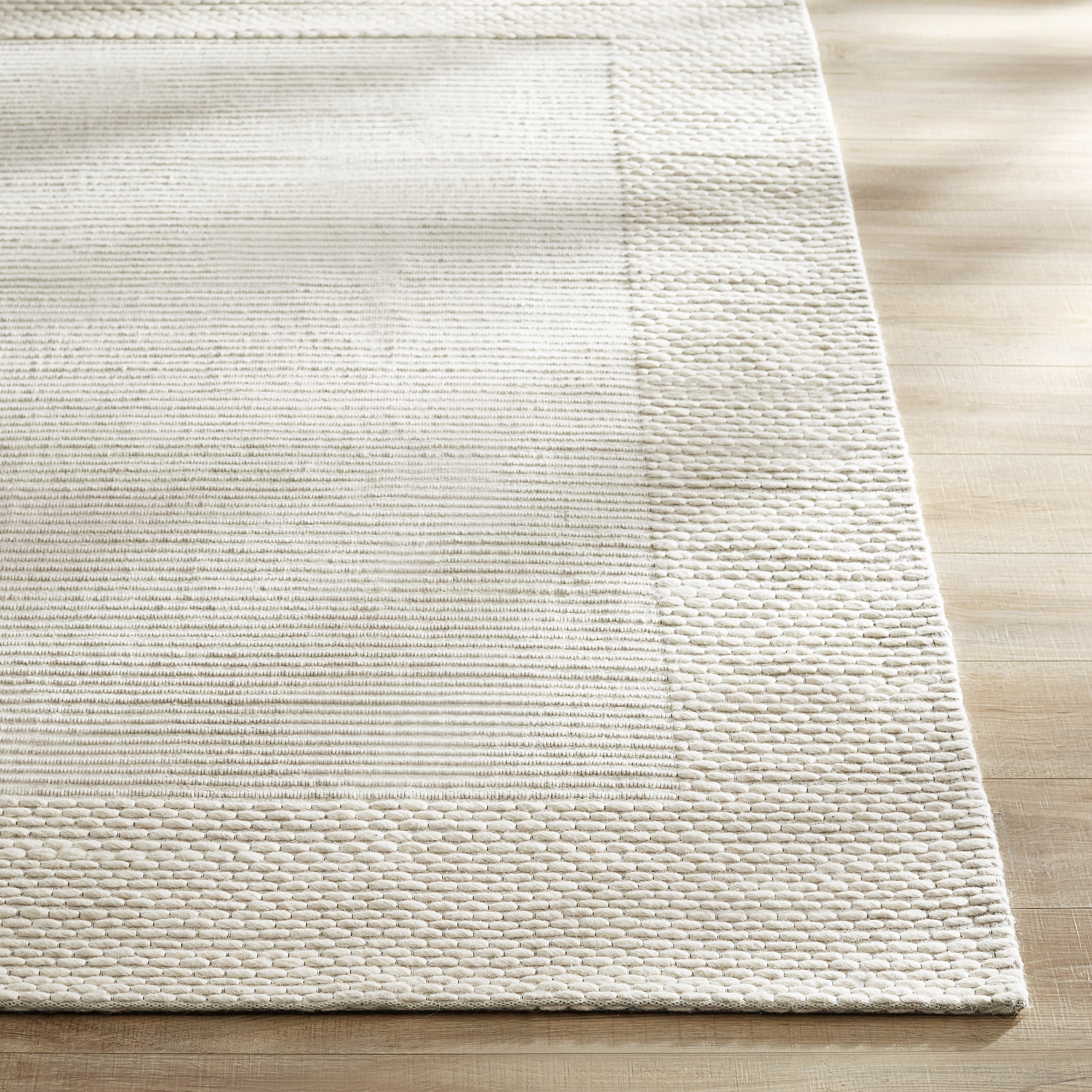 Dave & Jenny Marrs for Better Homes & Gardens Woven Border 7 ft Runner Rug, Off-White