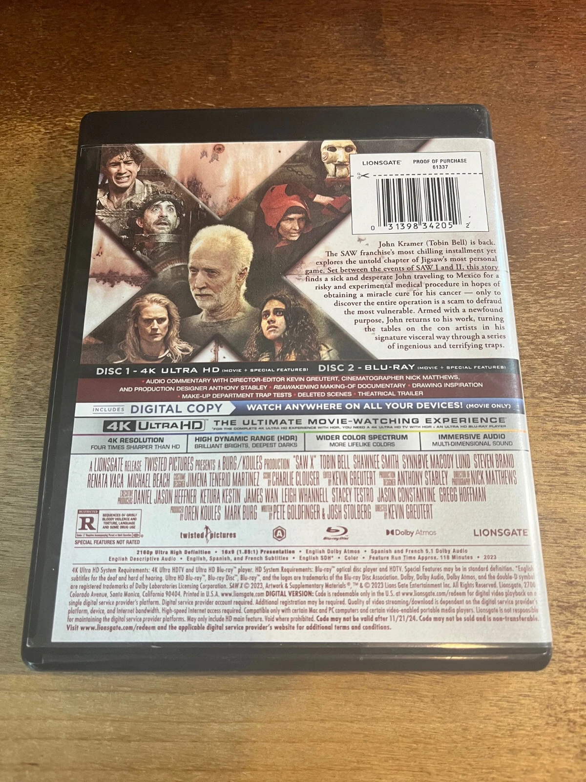 SAW X パンフレット ①SAW X ソウX | 映画チラシ・フライヤー・パンフレット販売 大辞典
