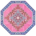 thumbnail image 5 of Unique Loom Timeless Collection Area Rug - Thomas (7' 6" Octagon Fuchsia/Blue), 5 of 6