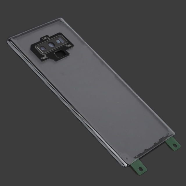 Reemplazo de tapa trasera de batería transparente con herramientas para Samsung Galaxy Note9 N960 (negro)