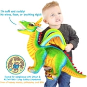 Drevnar the Dragon | 26 Inch Stuffed Animal Plush | By TigerHart Toys