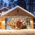 thumbnail image 5 of Riforla Holiday Cheer Garage Festive Christmas Banner with Bright Colors Festive Design Perfect for Auto Enthusiasts Home Garages Easy Hanging Durable Material Flags Banners Accessories D, 5 of 5