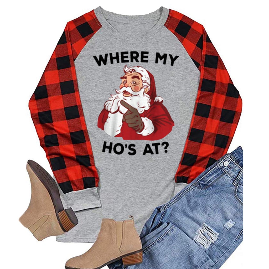 christmas plaid shirts for women