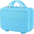 thumbnail image 2 of Hand Luggage Makeup Case - Small Portable Travel Case, ABS Material, Scratch-Resistant, Large Capacity, Convenient Carry-On with Handle for Cosmetics, Jewelry, and Personal Items, Makeup Organizers, 2 of 8