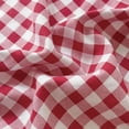 thumbnail image 6 of Red Ruffled Plaid Gingham Pillow Shams 20"x30", Set of 2 Checked Pre-Washed Microfiber Farmhouse Pillowcases for Bed/Sofa (20"x30", Red Gingham), 6 of 6