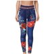 thumbnail image 1 of Mujeres Moda Casual Floral Impreso Cintura alta Imitación Denim Leggings Elasticidad Lápiz Pantalones Pantalones Pompotops  ulkah943840, 1 of 9