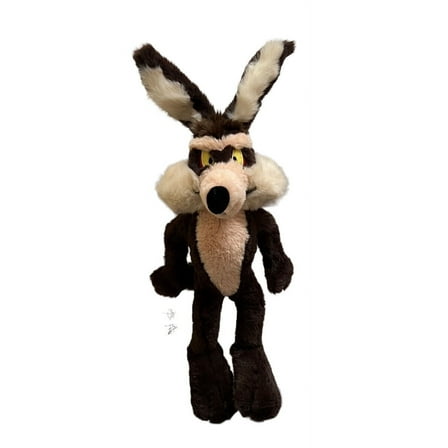 Warner Bros WILE E COYOTE 18" High Quality Plush Soft Stuffed Animal Rare ~ NEW