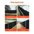 thumbnail image 6 of KFFKFF Silt Fence Fabric Roll, 2 x 100 ft with Backed Wire, Erosion Control Barrier for Sediment Containment, Durable Polypropylene Material for Temporary Use at Construction Sites, 6 of 9