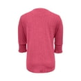 thumbnail image 6 of BLVB 3/4 Sleeve Tops for Women Lightweight Sweaters Fall Outfits Dressy Casual Soft Pullover Crewneck Shirts Blouses, 6 of 6