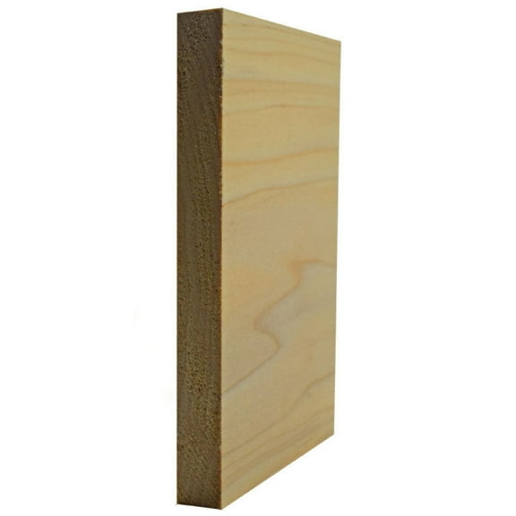 EWBB54 square edge 7-1/4" Tall x 3/4" Baseboard Moulding. Unfinished