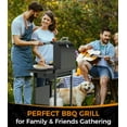 thumbnail image 3 of FREE VILLAGE 2-Burner Propane Gas BBQ Grill,20000 BTU Stainless Steel Barbeque Grill with Side Shelves and Wheels,Portable Outdoor Grill for Patio,Backyard,Garden,Camping Cooking, 3 of 11