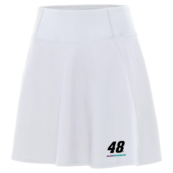 Women's Antigua  White Alex Bowman Chip Skort