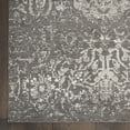 thumbnail image 5 of Nourison Damask Distressed Modern Dark Grey 2'3" x 7'6" Area Rug, (8' Runner), 5 of 8