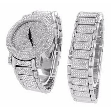 cubic zirconia iced out watch