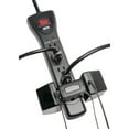 thumbnail image 2 of Tripp Lite 7-Outlet Surge Protector Power Strip, 7 Foot / 2.13M Cord, Right Angle Plug, 2160 Joules, Black & $75,000 Insurance (SUPER7B) CA1, 2 of 3