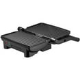 thumbnail image 3 of Chefman 3-in-1 Panini Press & Grill, 2-Slice Non-Stick, Opens Flat - Stainless Steel, New, 3 of 5