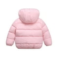 thumbnail image 2 of SYNPOS Toddler Little Boy Girl Fleece Hooded Puffer Jacket Winter Down Coat,3T, 2 of 9