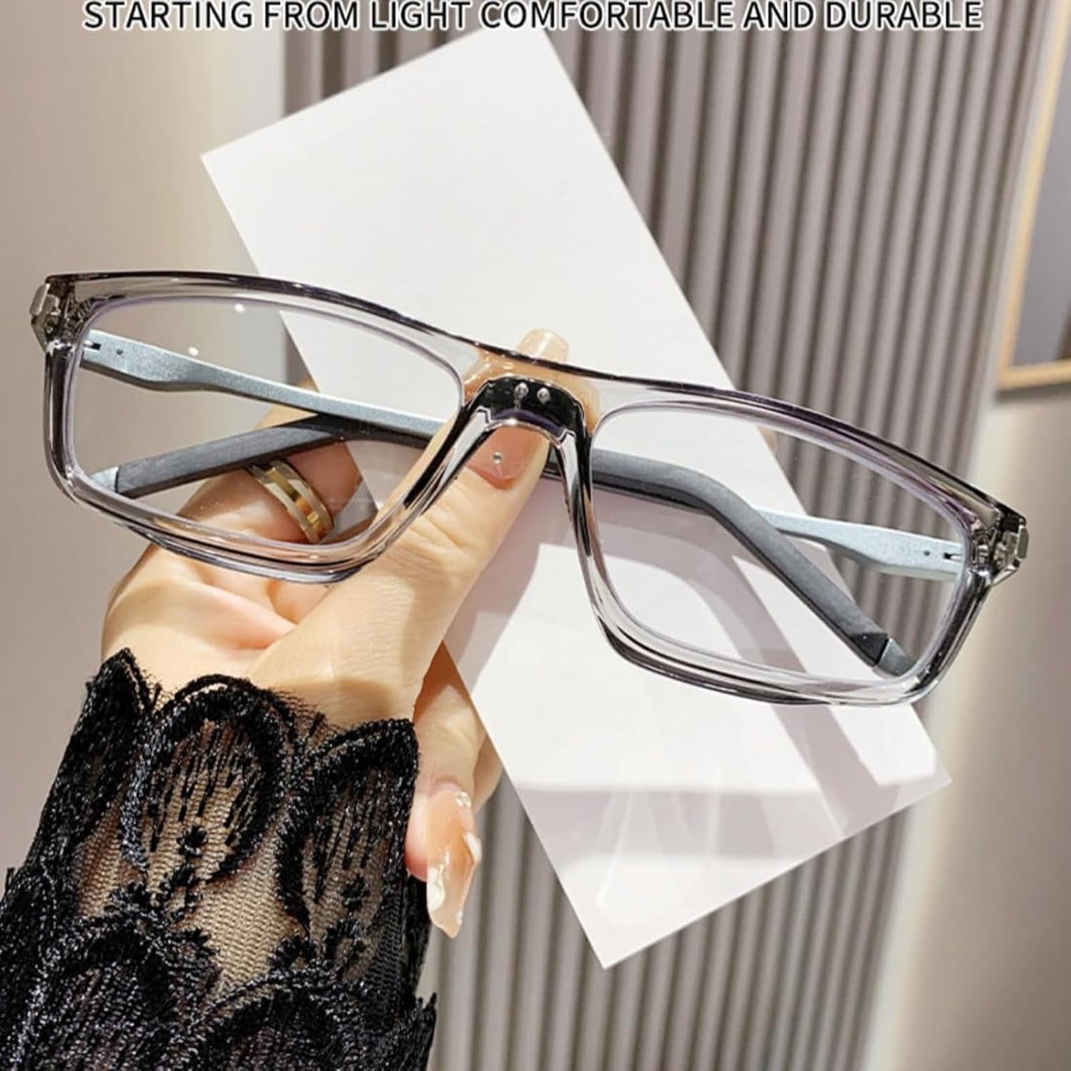 Anttaram Reading Glasses, Sports Color-Changing Multi-focal Reading Glasses, Anti Blue Light Glasses Women Men