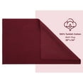 thumbnail image 4 of American Soft Linen, Slip Reducer Bath Rug, 100% Cotton 20x34 inches, Soft Absorbent Bath Mat Rugs, Bordeaux, 4 of 7