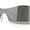 White Silver Mirror, variant on Retro Oversize Shield Color Mirror Wrap Around Sport Sunglasses Black Orange Mirror