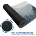 thumbnail image 2 of Captivating Forest Pattern Large Mouse Mat - XXL Desk Pad with Non-Slip Rubber Mice Pads & Stitched Edges for Enhanced Precision - 31.5 x 11.8 Inches, 2 of 7
