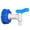 Blue, variant on Gallon Tote Barrel Faucet Connector Kit Leakproof Fine Thread Replacement Fittings for Liquid Transfer and Dispensing Systems