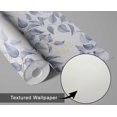 thumbnail image 6 of S4Sassy Peel & Stick Vinyl Wallpaper, Chic Watercolor Leaf Wallpaper Contact Paper Waterproof - Blue, 25"x240", Textured Removable Wall Covering for Bedrooms & Living Areas, Renter Spaces, Cabinets, 6 of 9