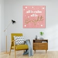 thumbnail image 2 of Wynwood Studio Canvas All Is Bright Velvet Typography and Quotes Quotes and Sayings Wall Art Canvas Print Pink Metallic Gold 30x30, 2 of 3