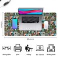 thumbnail image 5 of Long Mouse Pads for Desk,Multicolor Bigfoot and Text Pattern Desk Mats on Top Of Desks, Desk Mouse Pad Extra Large with 3mm Non-Slip Base and Stitched Edge for Gaming,Office,Work,Home 35.4"x15.7", 5 of 6