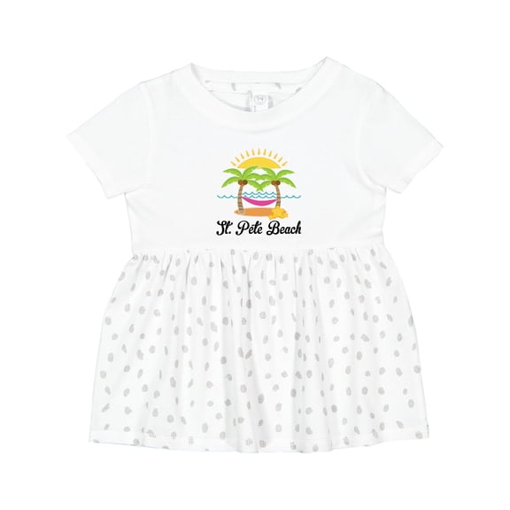 Inktastic St. Pete Beach Florida Vacation Girls Baby Dress