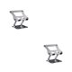 thumbnail image 4 of Seitruly Soporte plegable para tableta Altura ajustable Soporte de aleación de aluminio Soporte para computadora portátil Regalos para viajes Menos de 12 pulgadas 2Conjunto, 4 of 6